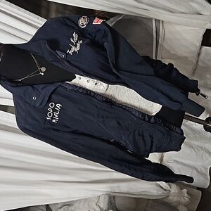 Fred mello race jacket navy blue